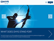 Tablet Screenshot of dhysgroup.com